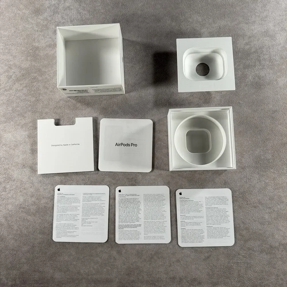 MLMK3AMIA AirPods Pro with MagSafe Charging BOX ONLY PAPERS INCLUDED
